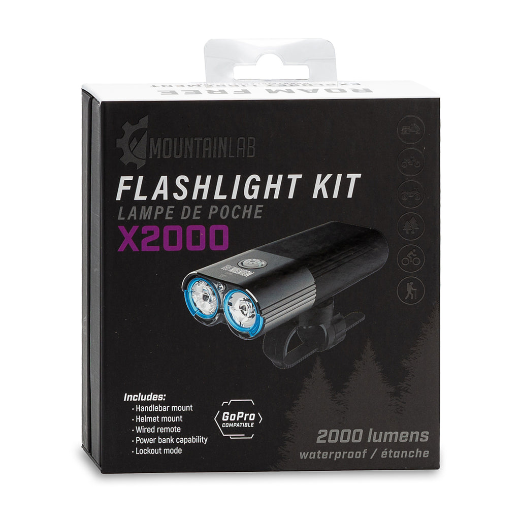 Mountain Lab x2000 Lumen Flashlight Kit Mountain Lab CANADA